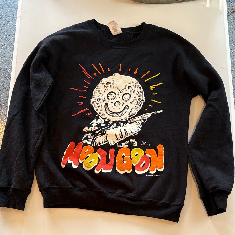 Craig Gleason Black Moon Goon Graphic Crewneck Sweater